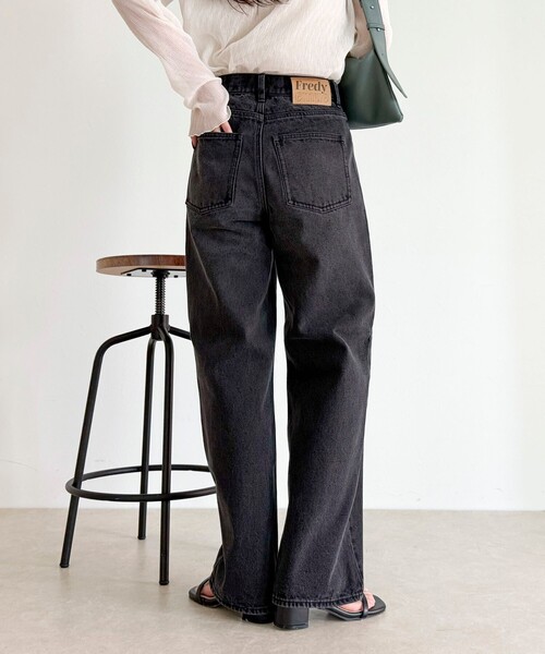 sora_522m企画】ベーシックストレートデニム（デニムパンツ）｜fredy