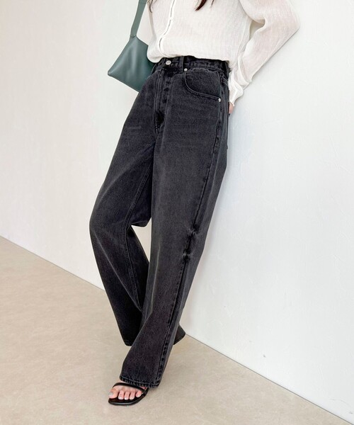 sora_522m企画】ベーシックストレートデニム（デニムパンツ）｜fredy