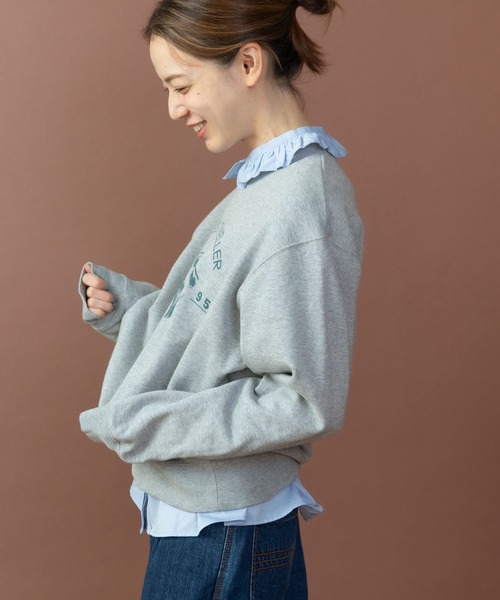PAR ICI（パーリッシィ）の「FOREST DWELLER スウェットプルオーバー（スウェット・レディース・グレー/グリーン/ネイビー・FREE）」の12枚目の写真