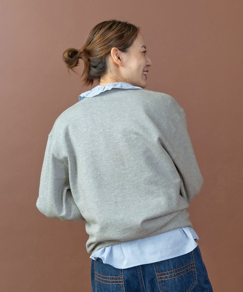 PAR ICI（パーリッシィ）の「FOREST DWELLER スウェットプルオーバー（スウェット・レディース・グレー/グリーン/ネイビー・FREE）」の13枚目の写真