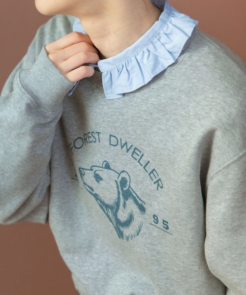 PAR ICI（パーリッシィ）の「FOREST DWELLER スウェットプルオーバー（スウェット・レディース・グレー/グリーン/ネイビー・FREE）」の15枚目の写真