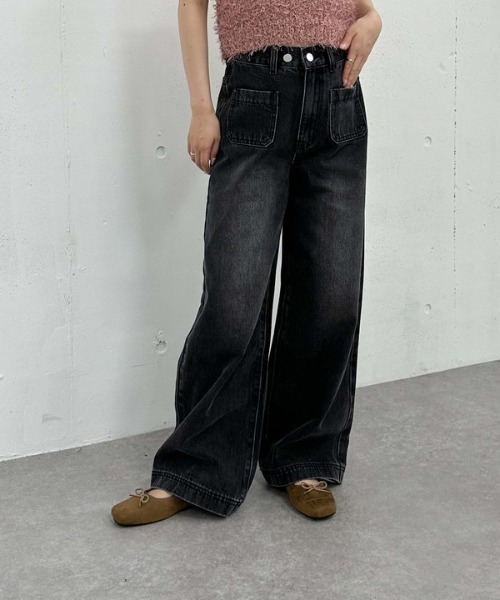 archives（アルシーヴ）の「スウェードバレエシューズ（バレエシューズ・レディース・ブラック/キャメル・MEDIUM/LARGE）」の14枚目の写真