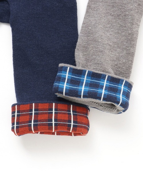 KP BOY(ケーピーボーイ)の「くま パンツ 【7分丈】【日本製】(その他パンツ・キッズ・ネイビー/グレー系その他・80cm/90cm)」の6枚目の写真