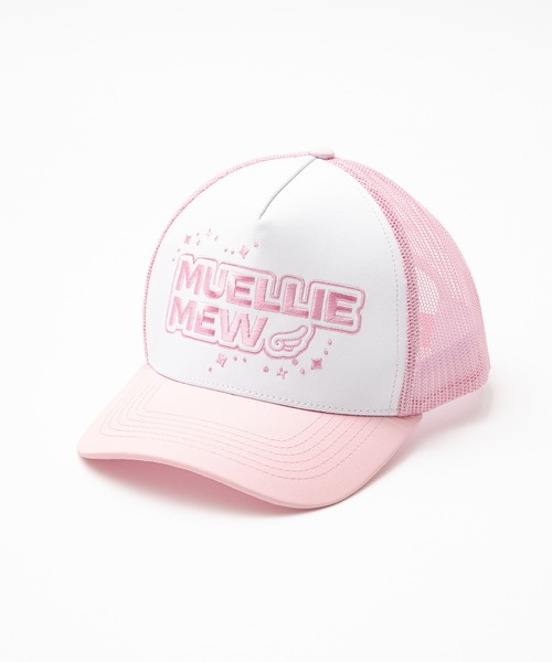 INTER FACTORY(インターファクトリー)の「MUELLIE MEW - 刺繍ロゴキャップ -(キャップ・レディース・グレー/ピンク・FREE)」の13枚目の写真