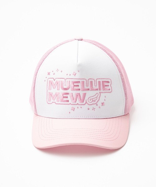 INTER FACTORY(インターファクトリー)の「MUELLIE MEW - 刺繍ロゴキャップ -(キャップ・レディース・グレー/ピンク・FREE)」の12枚目の写真
