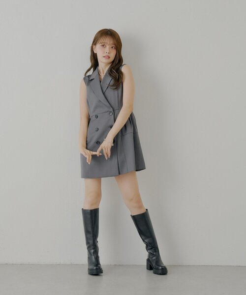 セール】【SALON by Chico】ボンディングボリュームフレアスーツ