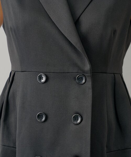 Chico（チコ）の「【SALON by Chico】ボンディングボリュームフレアスーツミニワンピース（ワンピース・レディース・ブラック/グレー・FREE）」の19枚目の写真