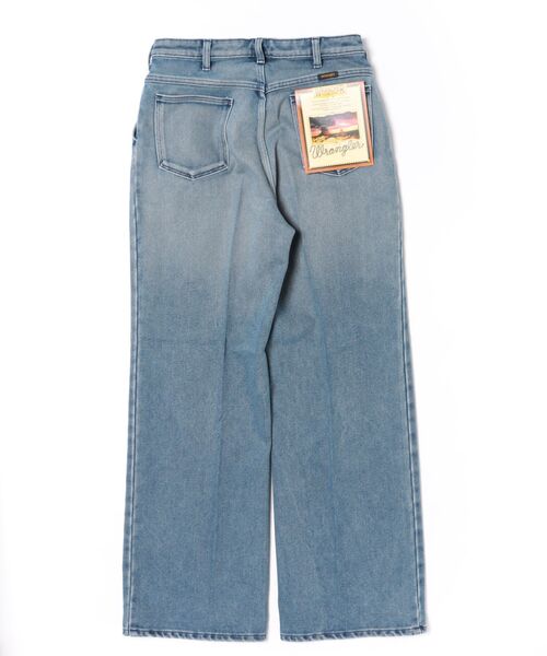 Lee(リー)の「Lee/リー【NEW】WRANCHER WIDE DENIM/ランチャーフレアーワイドデニム/センタープレス入りデニム/ワイドデニムパンツ(デニムパンツ・メンズ・ブルー/インディゴブルー・MEDIUM/LARGE/SMALL/X-LARGE)」の3枚目の写真