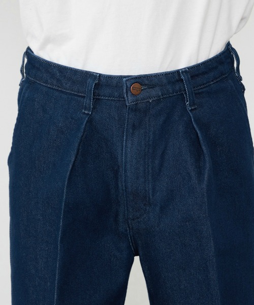 Lee(リー)の「Lee/リー【NEW】WRANCHER WIDE DENIM/ランチャーフレアーワイドデニム/センタープレス入りデニム/ワイドデニムパンツ(デニムパンツ・メンズ・ブルー/インディゴブルー・MEDIUM/LARGE/SMALL/X-LARGE)」の16枚目の写真