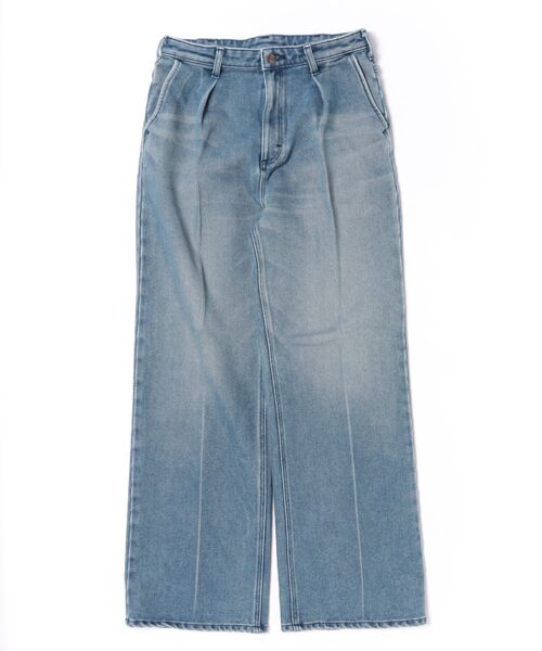Lee(リー)の「Lee/リー【NEW】WRANCHER WIDE DENIM/ランチャーフレアーワイドデニム/センタープレス入りデニム/ワイドデニムパンツ(デニムパンツ・メンズ・ブルー/インディゴブルー・MEDIUM/LARGE/SMALL/X-LARGE)」の13枚目の写真