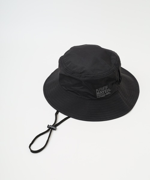 KRIFF MAYER（クリフメイヤー）の「KRIFF MAYER 撥水加工 吸汗速乾 裏地メッシュ アドベンチャー ハット帽子 男女兼用（ハット・メンズ・ベージュ/ダークグリーン/ブラック・FREE）」の4枚目の写真