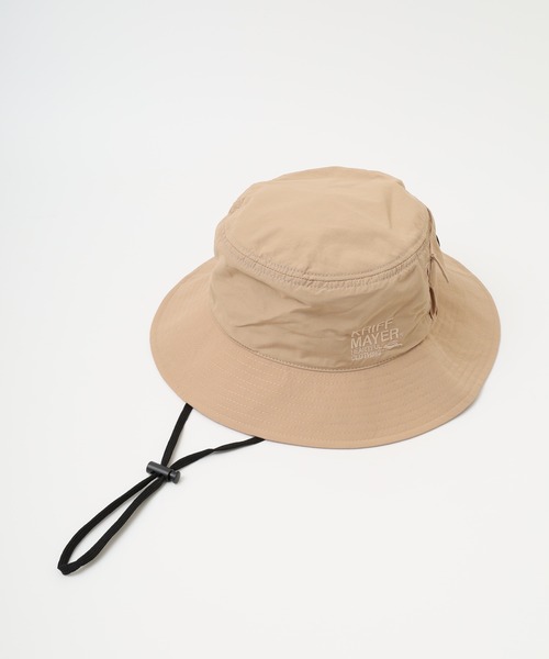 KRIFF MAYER（クリフメイヤー）の「KRIFF MAYER 撥水加工 吸汗速乾 裏地メッシュ アドベンチャー ハット帽子 男女兼用（ハット・メンズ・ベージュ/ダークグリーン/ブラック・FREE）」の8枚目の写真