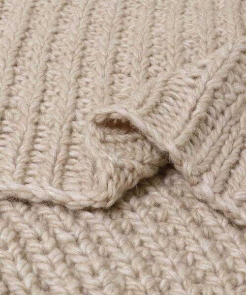 LAATO（ラート）の「hand knit vest（ベスト・レディース・ブラック/オフホワイト・FREE）」の14枚目の写真