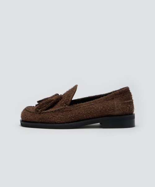 PELLICO ブラック タッセルローファー 36 SCROFA タッセル ローファー 2.5cm BROWN（ローファー）｜PELLICO