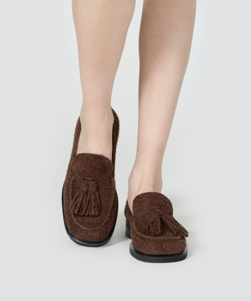 SCROFA タッセル ローファー 2.5cm BROWN（ローファー）｜PELLICO