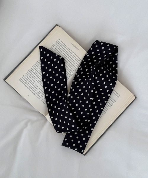 セール】ドット ロング チョーカー / タイスカーフ（チョーカー