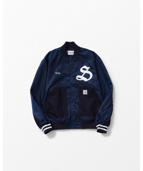 WHIZLIMITED（ウィズリミテッド）の「SEASON JACKET（スタジャン・メンズ・グリーン/ネイビー・MEDIUM/LARGE）」の5枚目の写真