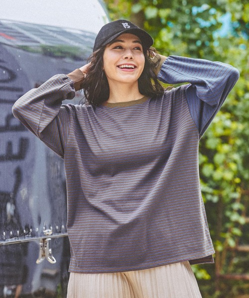 タグ付✨ クロスアンドクロス ロールアップTシャツ チャコール カットソー F 2025年最新】クロスアンドクロス tシャツの人気アイテム - メルカリ