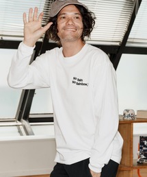 mlt5393-logo printed long sleeve T-shirt ロングスリーブカットソー(NR25W-28)