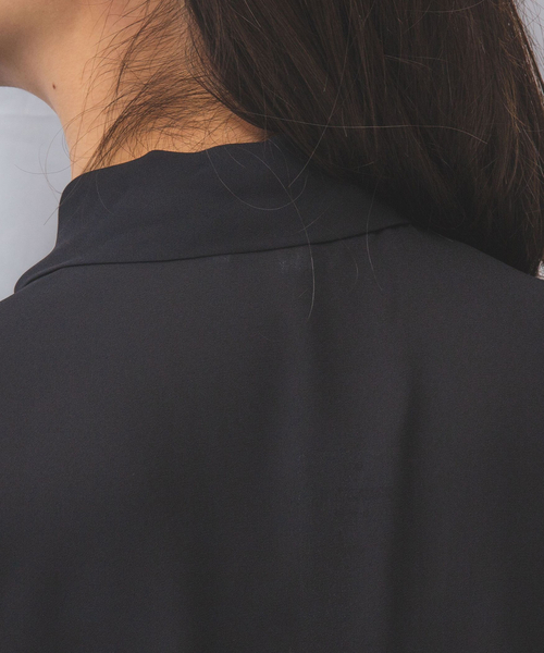 NARACAMICIE（ナラカミーチェ）の「【NARACAMICIE】無地ジョーゼットラッフルボウタイ長袖ブラウス（シャツ/ブラウス・レディース・レッド/ブラック/ネイビー・M/L/S）」の22枚目の写真