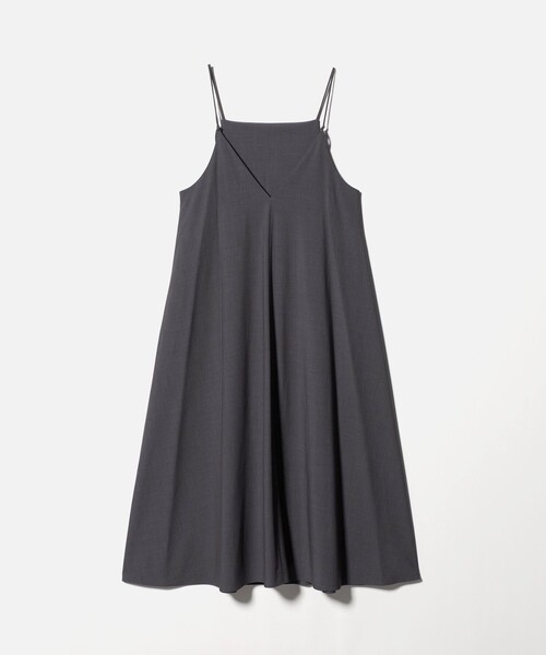 BEAUTY&YOUTH UNITED ARROWS(ビューティーアンドユースユナイテッドアローズ)の「ポリエステルレーヨンブレンド フレア キャミソールワンピース(ワンピース・レディース・ブラック/ダークグレー・M/XS/S)」の5枚目の写真