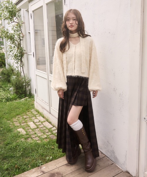 セール】2way厚底ギャザーロングブーツ（ブーツ）｜mellowneon