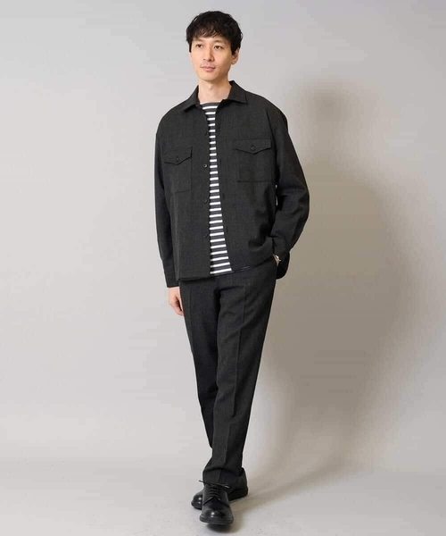 a.v.v（アーヴェヴェ）の「【イージーケア/シワになりにくい】スマートスラックス 秋リライト【洗濯機で洗える/ストレッチ】（その他パンツ・メンズ・ネイビー/ライトブラウン/チャコールグレー・44/46/48/50）」の10枚目の写真