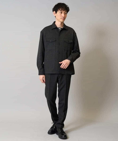 a.v.v（アーヴェヴェ）の「【イージーケア/シワになりにくい】スマートスラックス 秋リライト【洗濯機で洗える/ストレッチ】（その他パンツ・メンズ・ネイビー/ライトブラウン/チャコールグレー・44/46/48/50）」の12枚目の写真