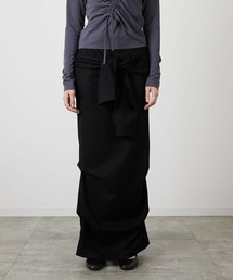 led.tokyo | 【led.tokyo】DRAPE LONG SKIRT/ドレープロングスカート(スカート)