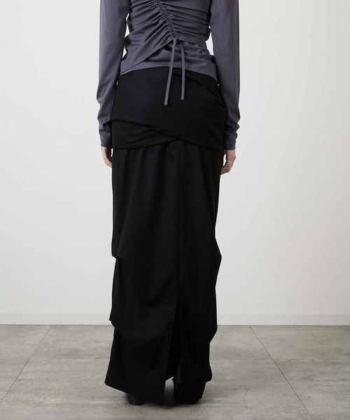 【led.tokyo】ドッキングナイロンスカート led.tokyo（レッドトウキョウ）の「【led.tokyo】DOCKING NYLON SKIRT