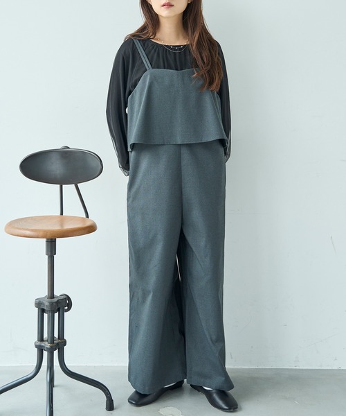 フリルデザイン オールインワン【588099】（サロペット