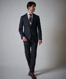 TETE HOMME(テットオム)のウール調 ストレッチウォッシャブル スリムフィットスーツ(スーツセット)