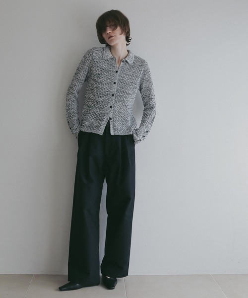 MANOF(マノフ)の「2TUCK CHINO PANTS(チノパンツ・レディース・ベージュ/ミント/ブラック・S/M)」の22枚目の写真