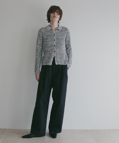 MANOF(マノフ)の「2TUCK CHINO PANTS(チノパンツ・レディース・ベージュ/ミント/ブラック・S/M)」の20枚目の写真