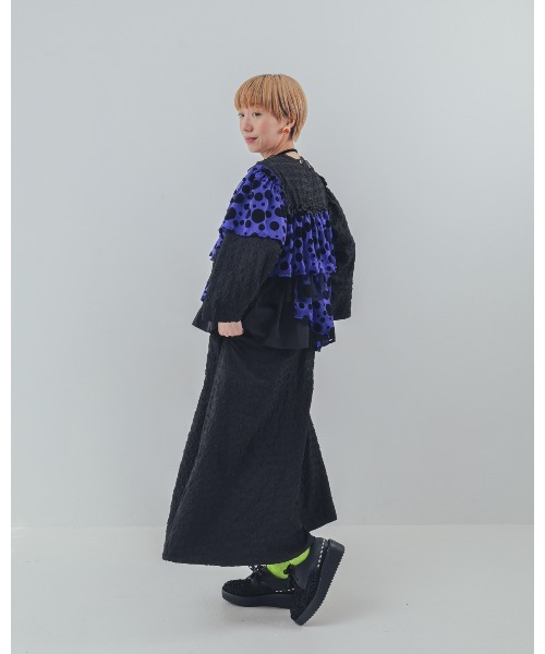 unica(ユニカ)の「シャワードットレイヤードワンピース(ワンピース・レディース・オフホワイト/ブルー・F)」の14枚目の写真