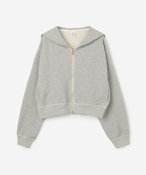 ORCIVAL | コットン裏毛 ジップセーラー WOMEN（スウェット）｜ORCIVAL