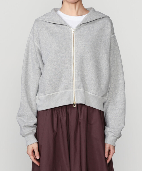 ORCIVAL | コットン裏毛 ジップセーラー WOMEN（スウェット）｜ORCIVAL