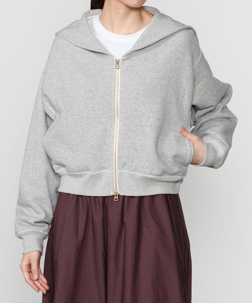 ORCIVAL | コットン裏毛 ジップセーラー WOMEN（スウェット）｜ORCIVAL