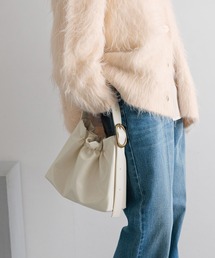 LOWRYS FARM | ギャザーミニハンドルショルダー　600866(ショルダーバッグ)