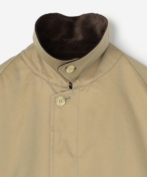 GYMPHLEX(ジムフレックス)の「Gymphlex | ベルテッドバルマカーンコート WOMEN(ステンカラーコート・レディース・ベージュ・12)」の5枚目の写真