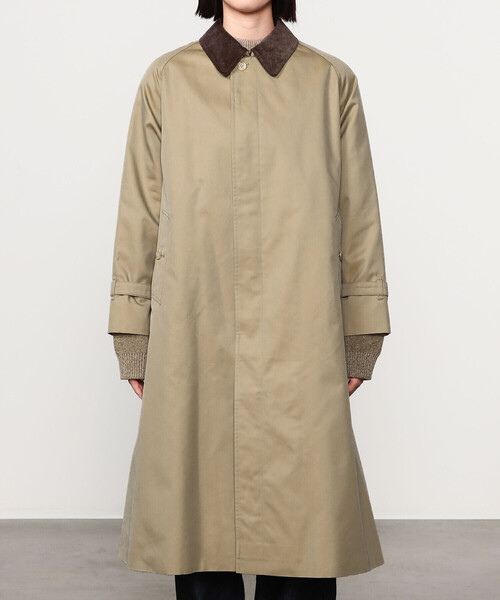 GYMPHLEX(ジムフレックス)の「Gymphlex | ベルテッドバルマカーンコート WOMEN(ステンカラーコート・レディース・ベージュ・12)」の10枚目の写真