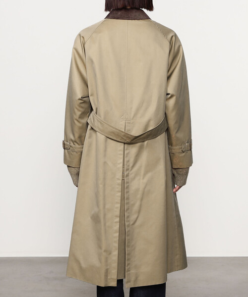 GYMPHLEX(ジムフレックス)の「Gymphlex | ベルテッドバルマカーンコート WOMEN(ステンカラーコート・レディース・ベージュ・12)」の12枚目の写真