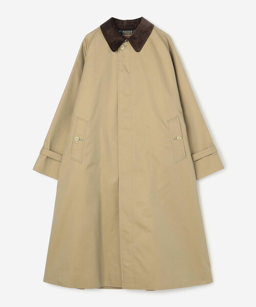 GYMPHLEX(ジムフレックス)の「Gymphlex | ベルテッドバルマカーンコート WOMEN(ステンカラーコート・レディース・ベージュ・12)」の17枚目の写真