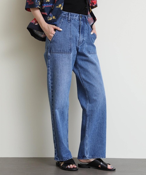 Gready Brilliant（グレディブリリアン）の「ベイカーデニムパンツ（デニムパンツ・レディース・インディゴブルー・L/M）」の10枚目の写真