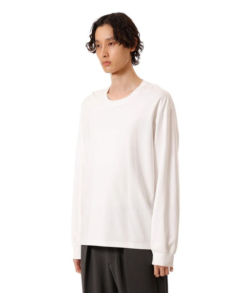 ATTACHMENT/アタッチメント】COTTON DOUBLE FACE OVERSIZED L/S