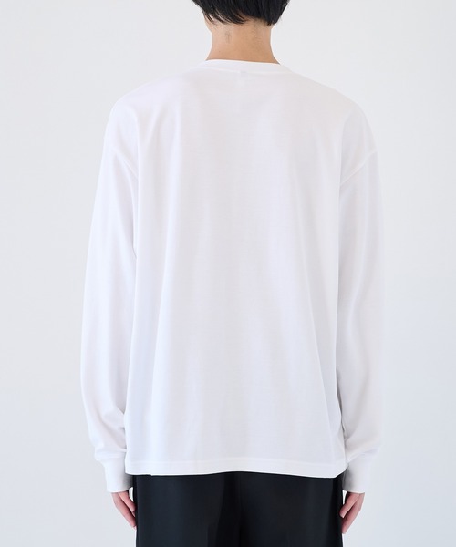 ATTACHMENT（アタッチメント）の「【ATTACHMENT/アタッチメント】COTTON DOUBLE FACE OVERSIZED L/S TEE（Tシャツ/カットソー・メンズ・ブラック/チャコールグレー/ホワイト・2/3）」の21枚目の写真