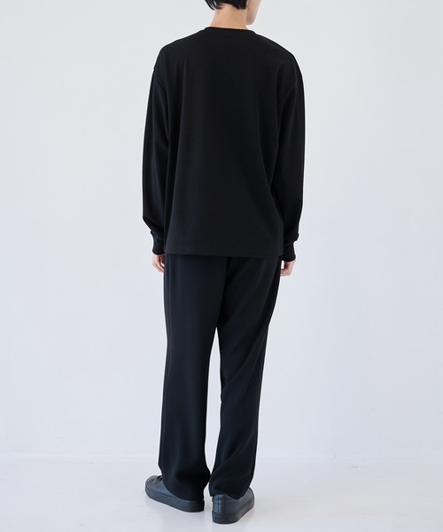 ATTACHMENT（アタッチメント）の「【ATTACHMENT/アタッチメント】COTTON DOUBLE FACE OVERSIZED L/S TEE（Tシャツ/カットソー・メンズ・ブラック/チャコールグレー/ホワイト・2/3）」の17枚目の写真