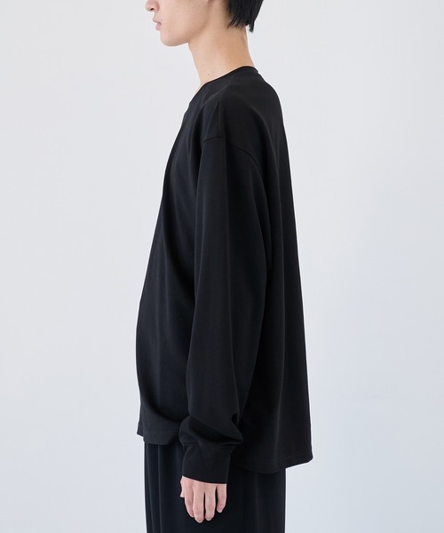 ATTACHMENT（アタッチメント）の「【ATTACHMENT/アタッチメント】COTTON DOUBLE FACE OVERSIZED L/S TEE（Tシャツ/カットソー・メンズ・ブラック/チャコールグレー/ホワイト・2/3）」の13枚目の写真