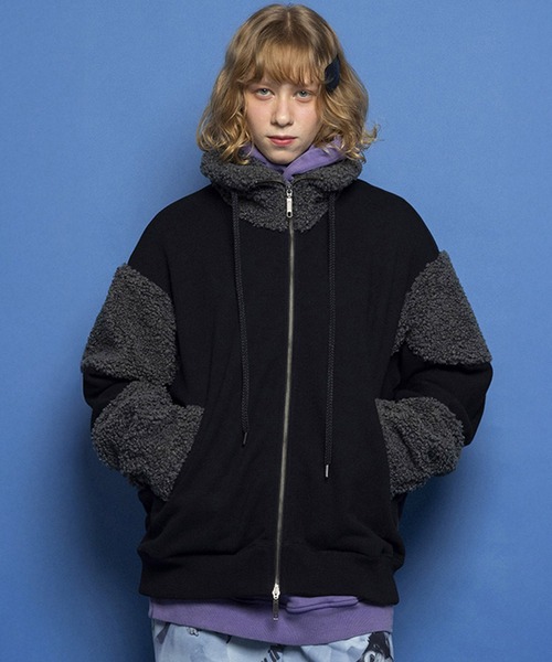 MILKBOY（ミルクボーイ）の「BOA COLLAR ブルゾン（ブルゾン・レディース・A/B・FREE）」の2枚目の写真