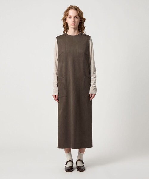 Steven Alan（スティーブンアラン）の「＜Steven Alan＞ノースリーブ ワンピース（ワンピース・レディース・ダークブラウン/ブラック・M/S）」の9枚目の写真